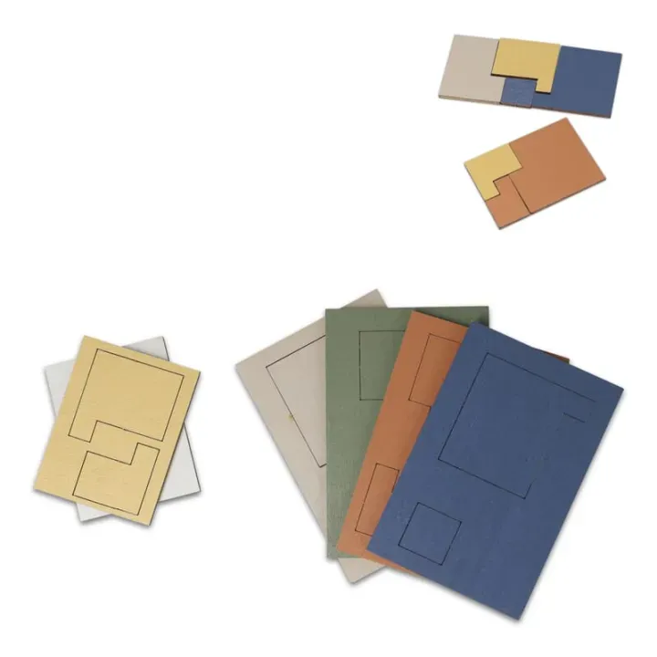 InSideOut FSC Drewniane pudełko think iq puzzle - LT57403 (gadzety reklamowe)