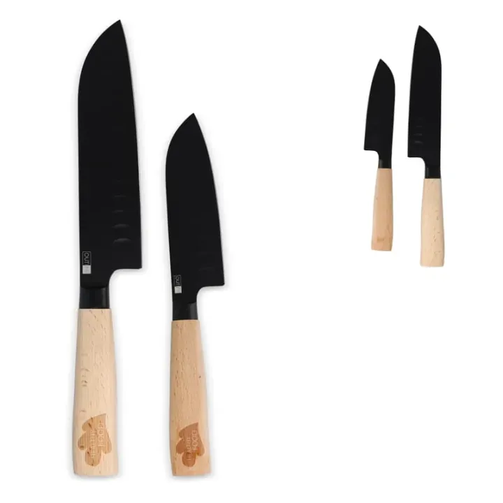 Zestaw noży InSideOut Santoku 2 szt. Ravn - LT57201 (gadzety reklamowe)
