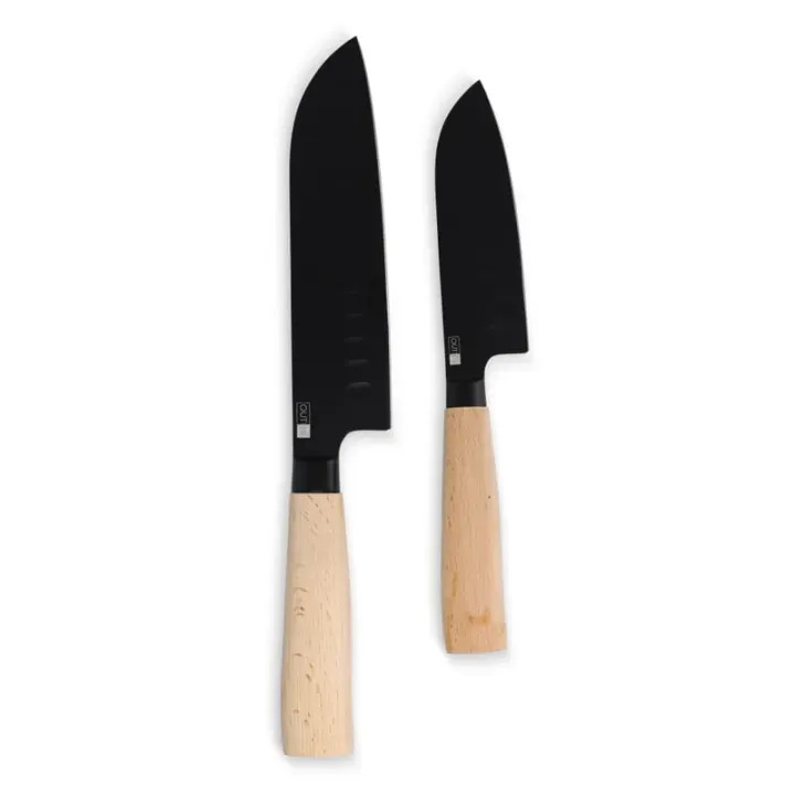 Zestaw noży InSideOut Santoku 2 szt. Ravn - LT57201 (N0093)