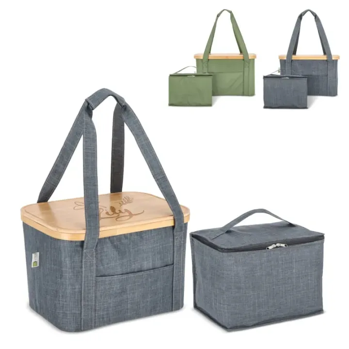 Składany (chłodzący) kosz InSideOut Sogne 38 x 26 x 25cm rPET - LT57106 (gadzety reklamowe)