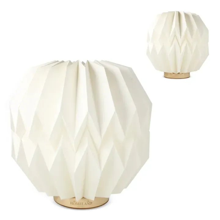 Coollux składana papierowa lampa LED Luna 25cm inspirowana origami - LT40727 (gadzety reklamowe)