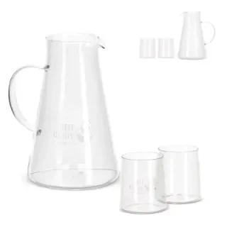 Karafka InSideOut Elin z 2 szklankami  - LT57008 (gadzety reklamowe)