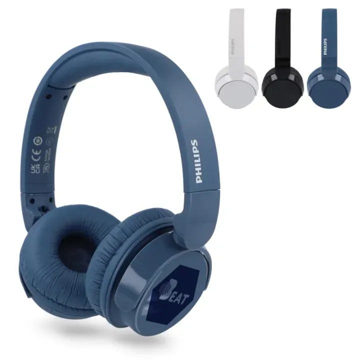 TAH4209 |Słuchawki nauszne Bluetooth Philips z 55-godzinnym czasem odtwarzania  - LT42251 (gadzety reklamowe)