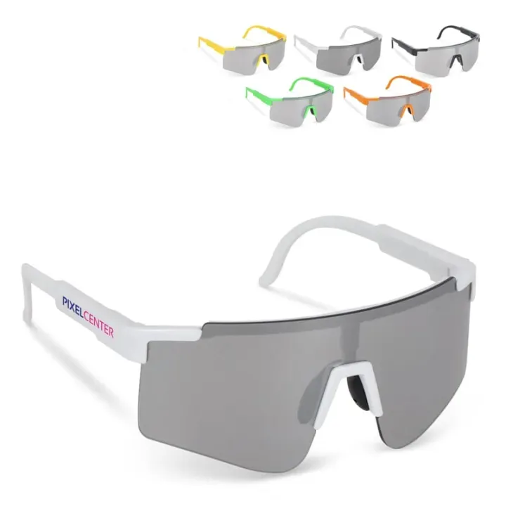 Sportowe okulary przeciwsłoneczne Tom R-PC z lustrzanymi soczewkami UV400 - LT86730 (gadzety reklamowe)