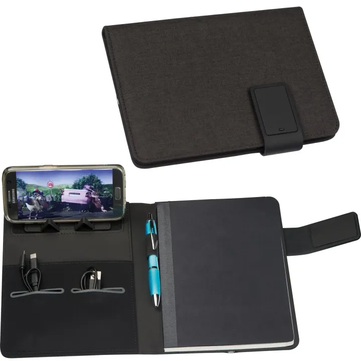 Notatnik z power bankiem 4000 mAh - MA 20752