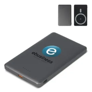 Bezprzewodowy powerbank Nexus kompatybilny z MagSafe R-ABS 5000mAh - LT95510 (gadzety reklamowe)