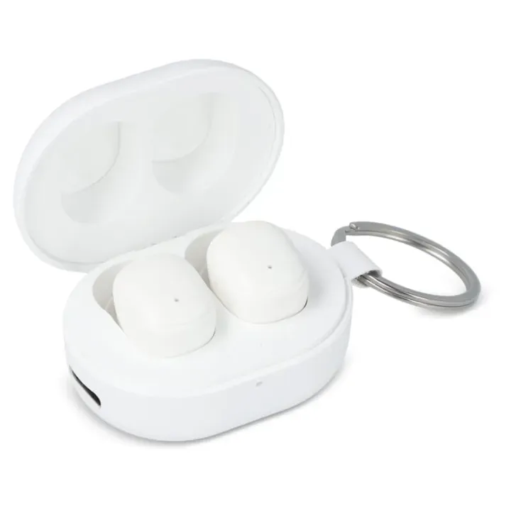 Mini bezprzewodowe słuchawki douszne w rozmiarze breloka - LT95602 (N0001)