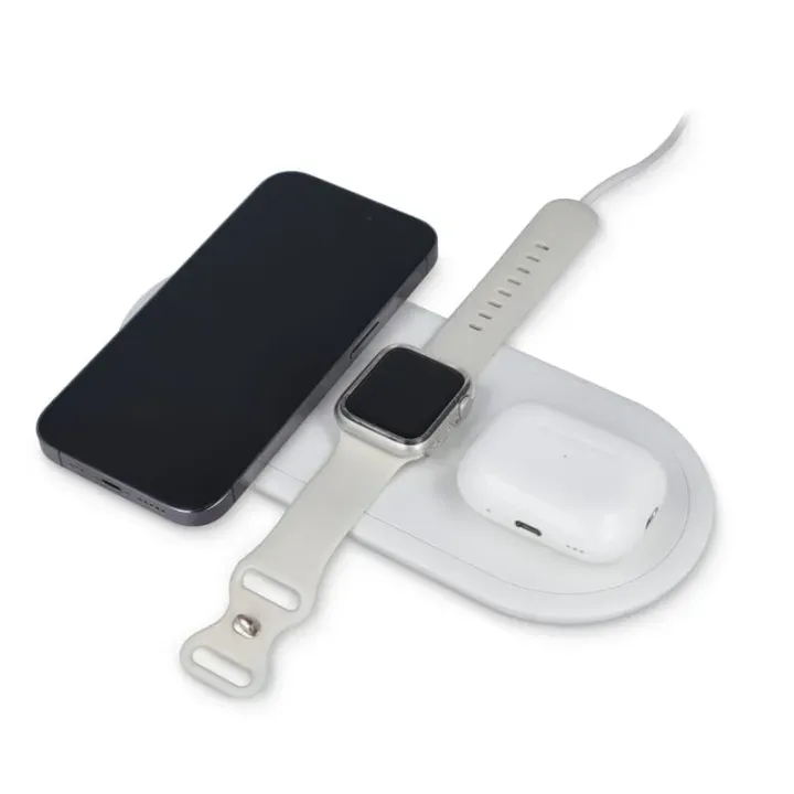 Ładowarka bezprzewodowa 3w1 15W kompatybilna z telefonami /Apple Watch/AirPod - LT95560 (N0001)