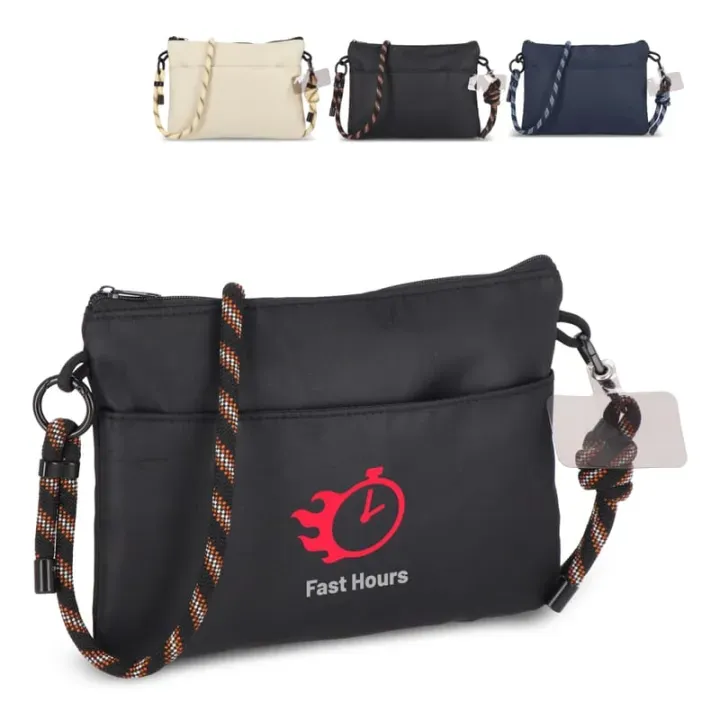 Dodatkowa saszetka Everyday Essentials z paskiem z paracordu - LT95321 (gadzety reklamowe)