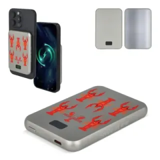 Xoopar Smile Wireless Mirror Powerbank kompatybilny z MagSafe 5000mAh - LT41414 (gadzety reklamowe)