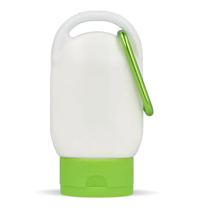 Balsam przeciwsłoneczny z karabińczykiem SPF30 z materiału z recyklingu - LT91838 (N0032)