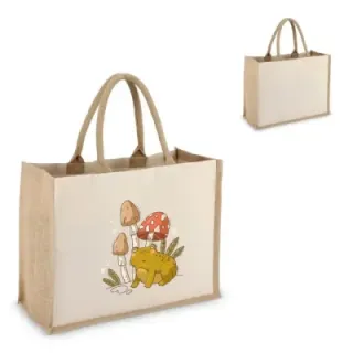 Jutowo-bawełniana torba na ramię OEKO-TEX® 42,5 x 19 x 32 cm 320 g/m² - LT95372 (gadzety reklamowe)