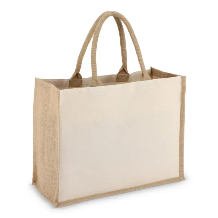 Jutowo-bawełniana torba na ramię OEKO-TEX® 42,5 x 19 x 32 cm 320 g/m² - LT95372 (N0055)