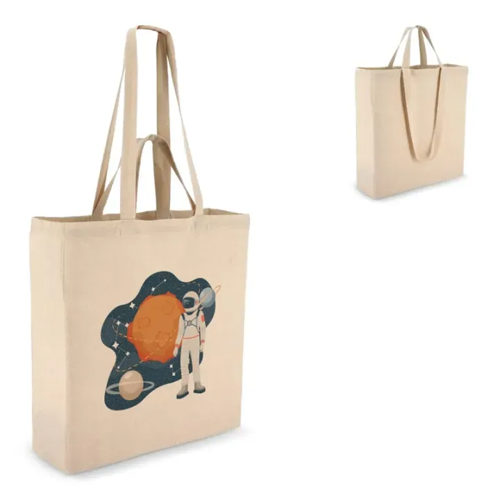 Torba bawełniana OEKO-TEX® 38 x 10 x 42 cm 140 g/m² - LT95382 (gadzety reklamowe)