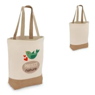 Torba bawełniano-jutowa OEKO-TEX® 41 x 13 x 41 cm 320 g/m² - LT95374 (gadzety reklamowe)
