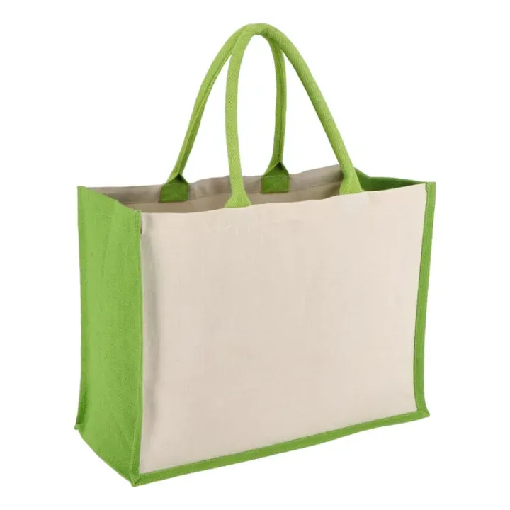 Jutowo-bawełniana torba na ramię OEKO-TEX® 42,5 x 19 x 32 cm 320 g/m² - LT95373 (N0032)