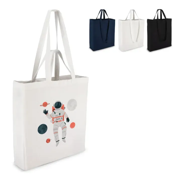 Torba bawełniana OEKO-TEX® 38 x 10 x 42 cm 140 g/m² - LT95383 (gadzety reklamowe)