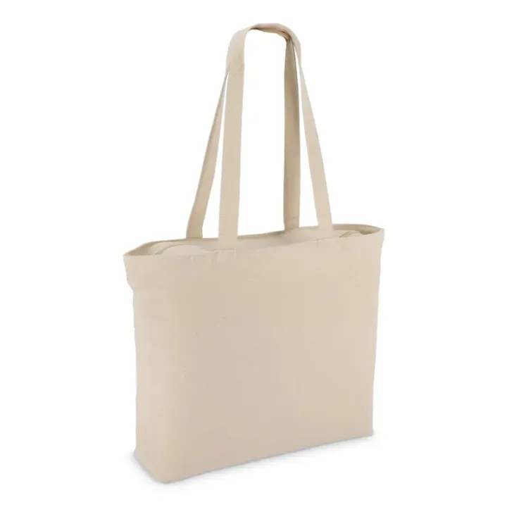 Torba bawełniana z zamkiem błyskawicznym OEKO-TEX® 47 x 11 x 35 cm 320 g/m² - LT95384 (N0054)