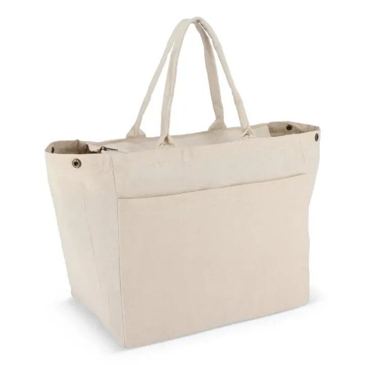 Torba bawełniana z zamkiem błyskawicznym OEKO-TEX® 39 x 24 x 34 cm 320 g/m² - LT95387 (N0054)