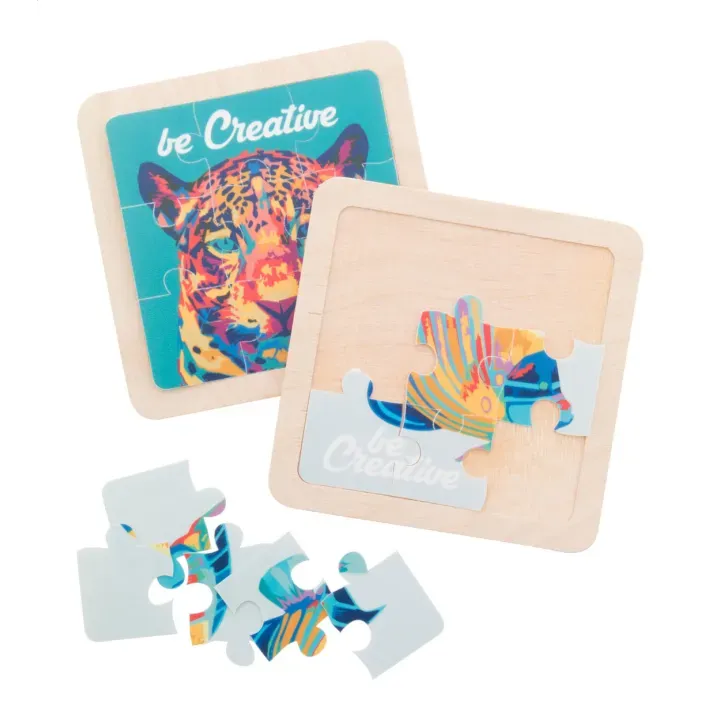 9-elementowe plastikowe puzzle reklamowe z własną grafiką