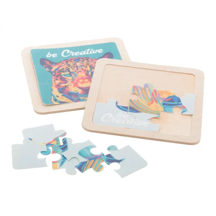 9-elementowe plastikowe puzzle reklamowe z własną grafiką