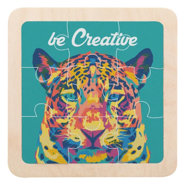 9-elementowe plastikowe puzzle reklamowe z własną grafiką