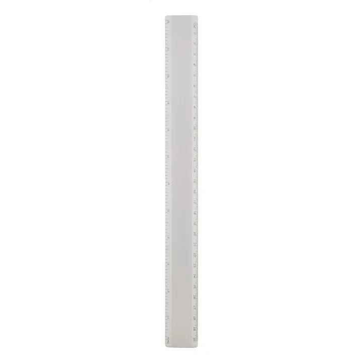 Aluminiowa linijka o długości 30 cm z nadrukiem