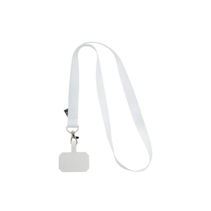 Personalizowana smycz/uchwyt na telefon RPET - AP716689 (ANDA#01)