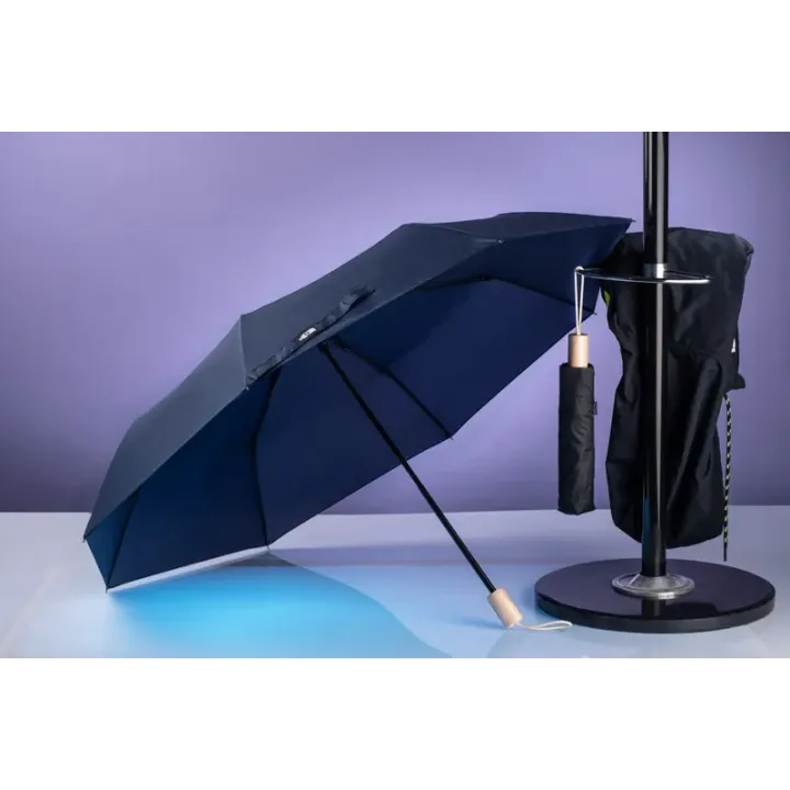 Składany parasol z drewnianą rączką - AS 37061