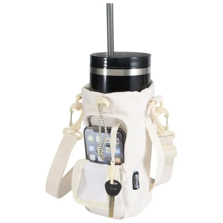 Trip Aware™, torba na butelki wykonana z materiałów z recyklingu, 2 l - PC 120765