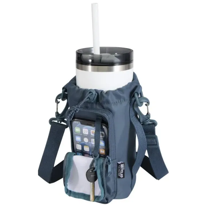 Trip Aware™, torba na butelki wykonana z materiałów z recyklingu, 2 l - PC 120765