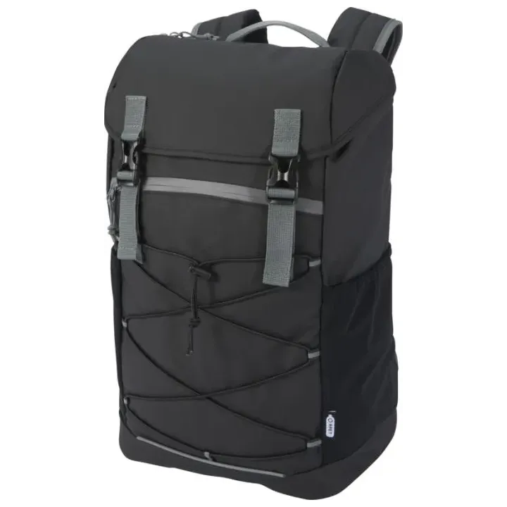 Aqua wodoodporny plecak z recyklingu z certyfikatem GRS na laptopa z ekranem 15,6 cali o pojemności 23 l - PC 13004490