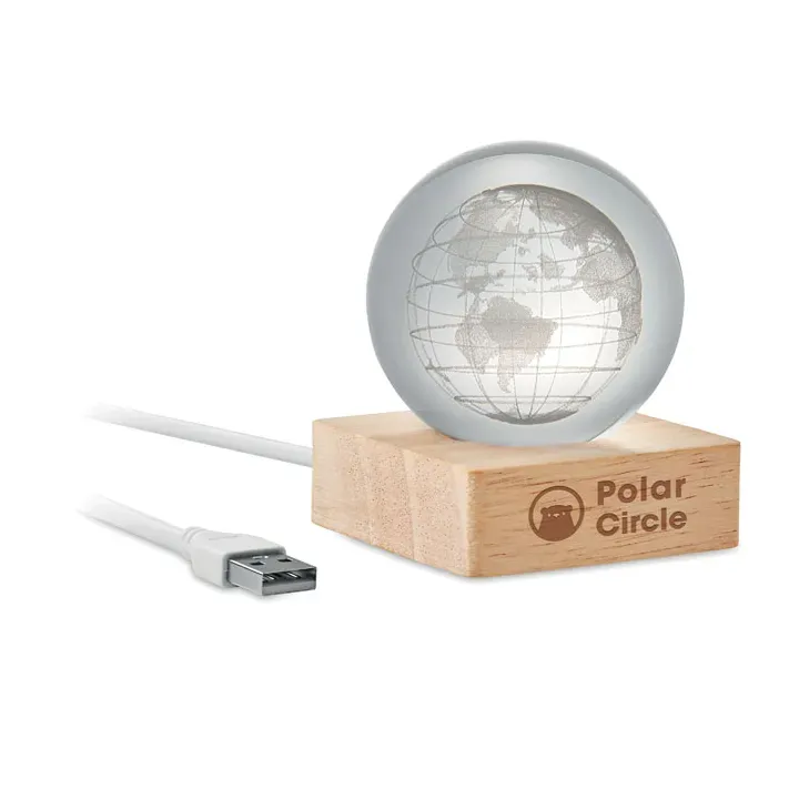Szklana kula LED - MO2690 (MOCN#40)