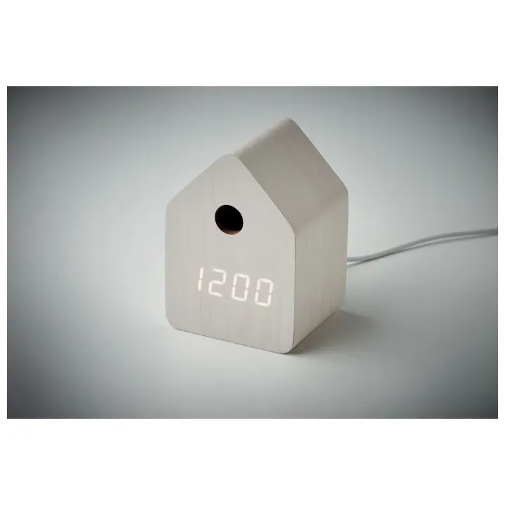 Budzik z kukułką z płyty MDF - MO2730 (MOCN#06)