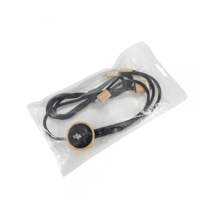 DŁUGI KABEL 3W1 Z PODŚWIETLANYM LOGO W DREWNIANEJ OBUDOWIE, LH-ZMU06 - EG059113