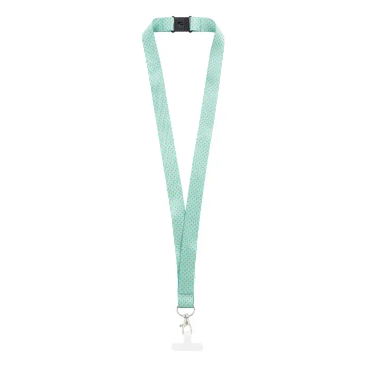 Personalizowana smycz z uchwytem na telefon RPET - AP716949 (ANDA#01)