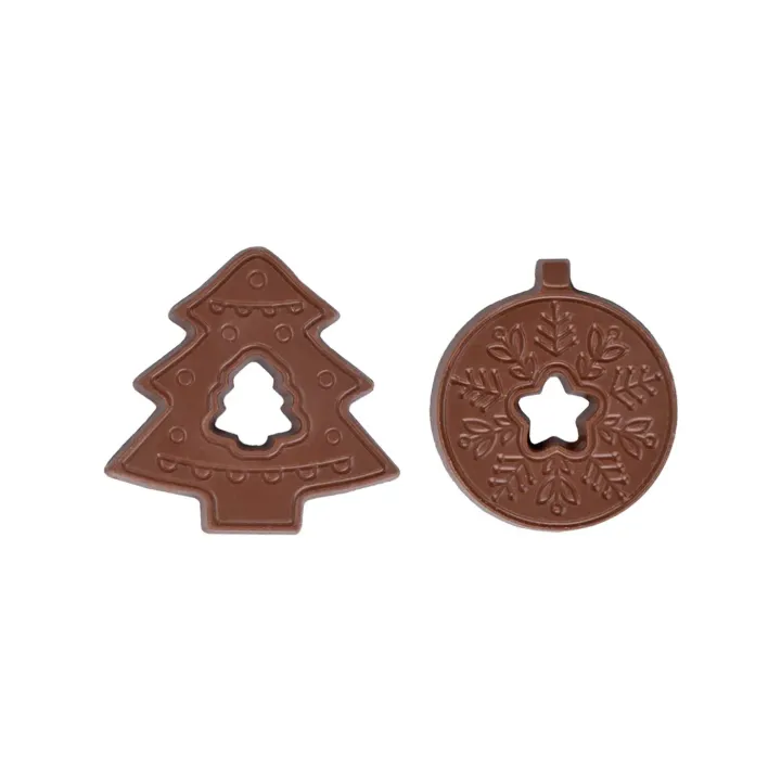 ZESTAW CZEKOLADEK CHRISTMAS TREE CHARMS WOODEN BOX - 0599