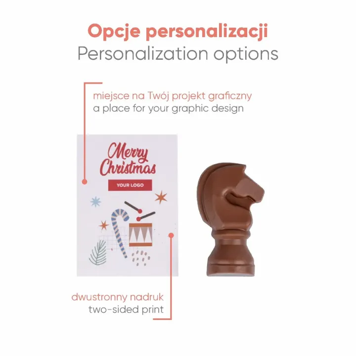 SŁODYCZE REKLAMOWE ADVERT CARD – CZEKOLADOWY SKOCZEK - 0530S/XMAS