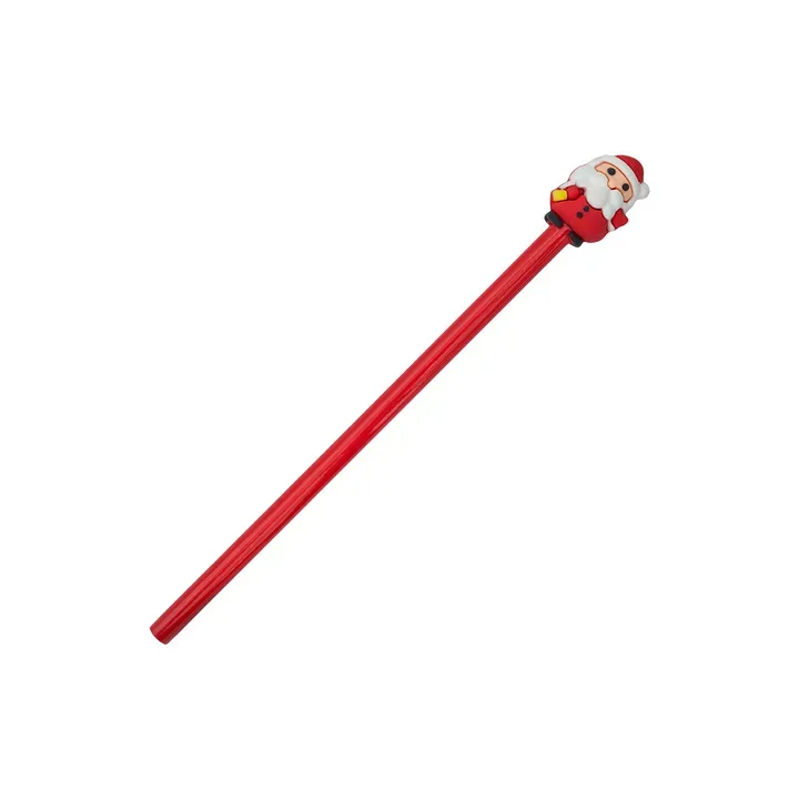 Ołówek Santa Claus czerwony - R73702 (gadzety reklamowe)