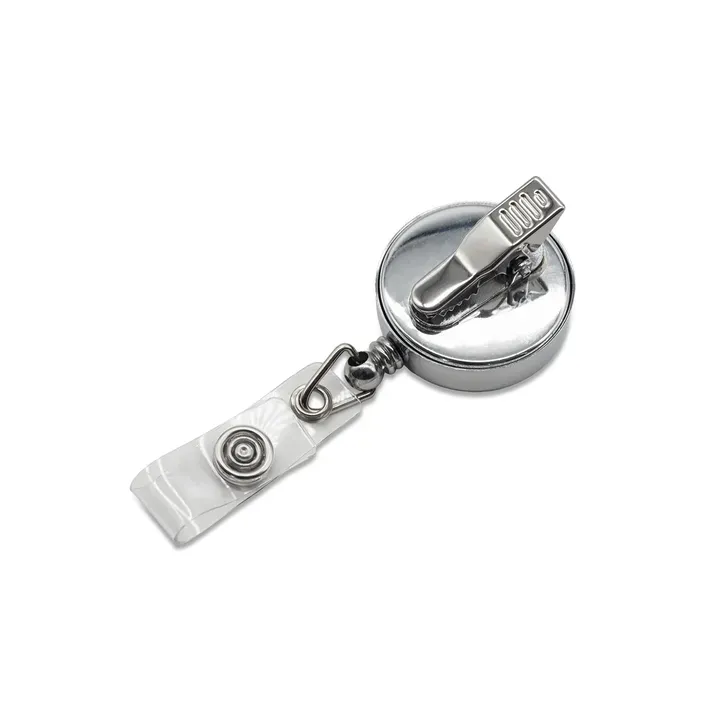 Metalowy ski-pass Zipik srebrny - R07997 (gadzety reklamowe)
