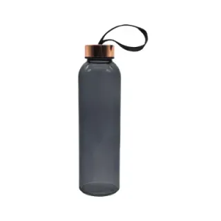 Szklana butelka Lux 500 ml złoty - R08169 (gadzety reklamowe)