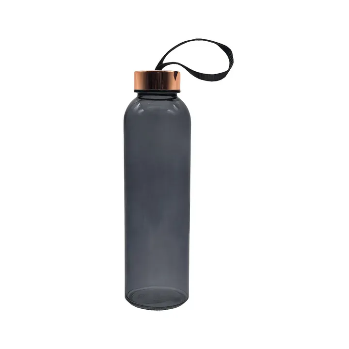 Szklana butelka Lux 500 ml złoty - R08169 (gadzety reklamowe)