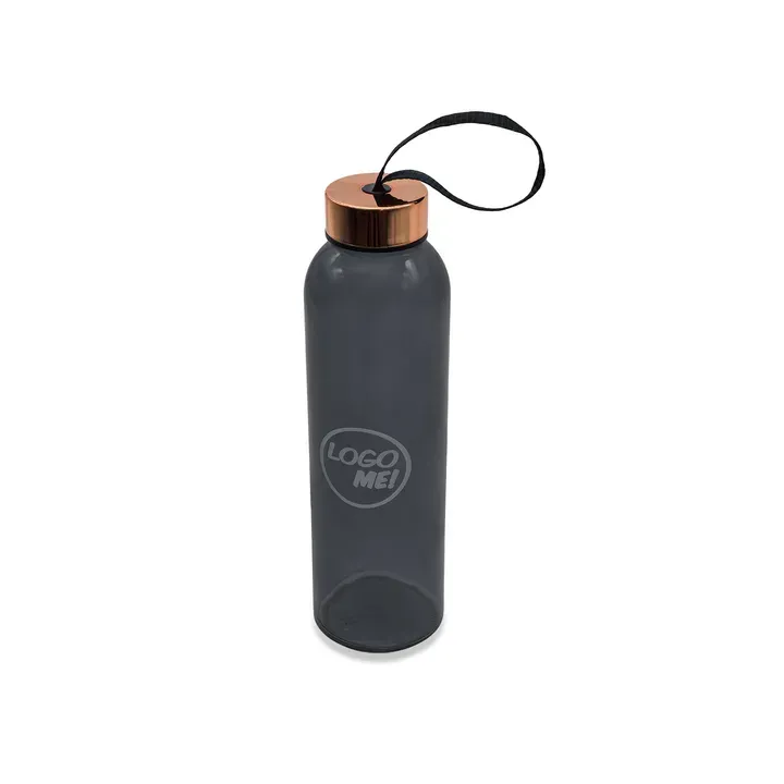 Szklana butelka Lux 500 ml złoty - R08169 (gadzety reklamowe)