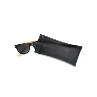 Etui na okulary Opti czarny - R08709 (gadzety reklamowe)