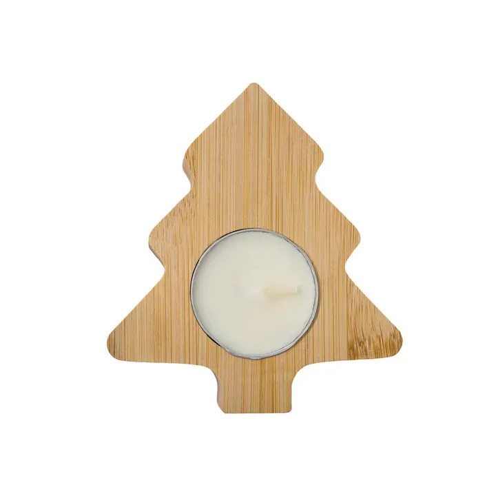 Świecznik ze świeczką tealight Comet beżowy - X08872 (gadzety reklamowe)