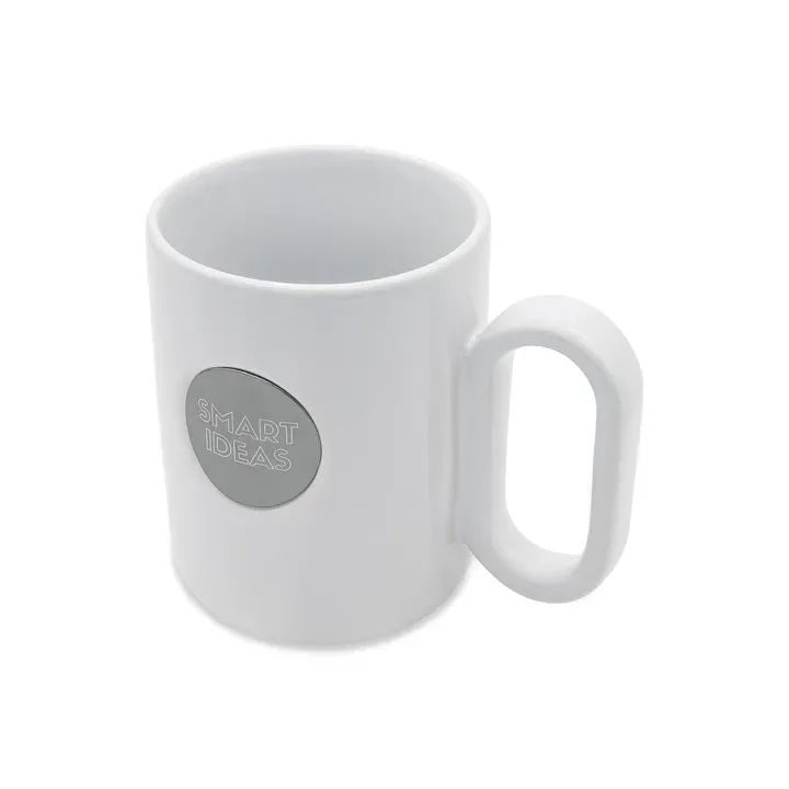 Kubek ceramiczny Pery 480 ml biały - R85307 (gadzety reklamowe)