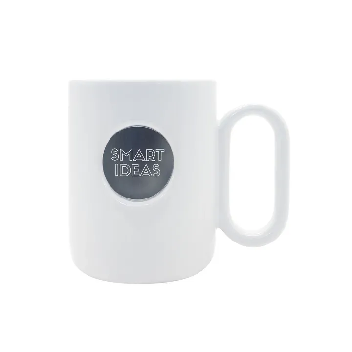 Kubek ceramiczny Pery 480 ml biały - R85307 (gadzety reklamowe)