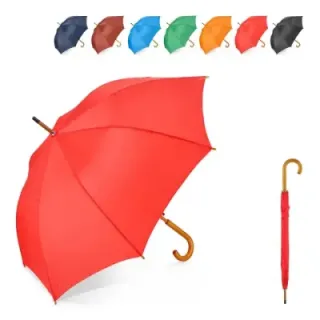 Aran 190T poliester 23" parasol z uchwytem otwierany automatycznie - LT97118 (gadzety reklamowe)