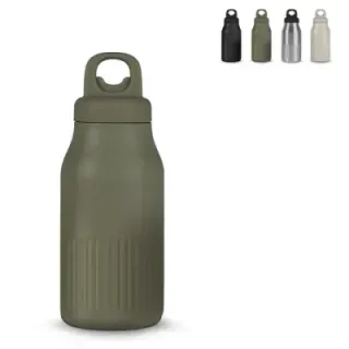 Stalowa butelka Sagaform Truls z poręcznym zatrzaskiem (z recyklingu) 500 ml - LT52135 (gadzety reklamowe)