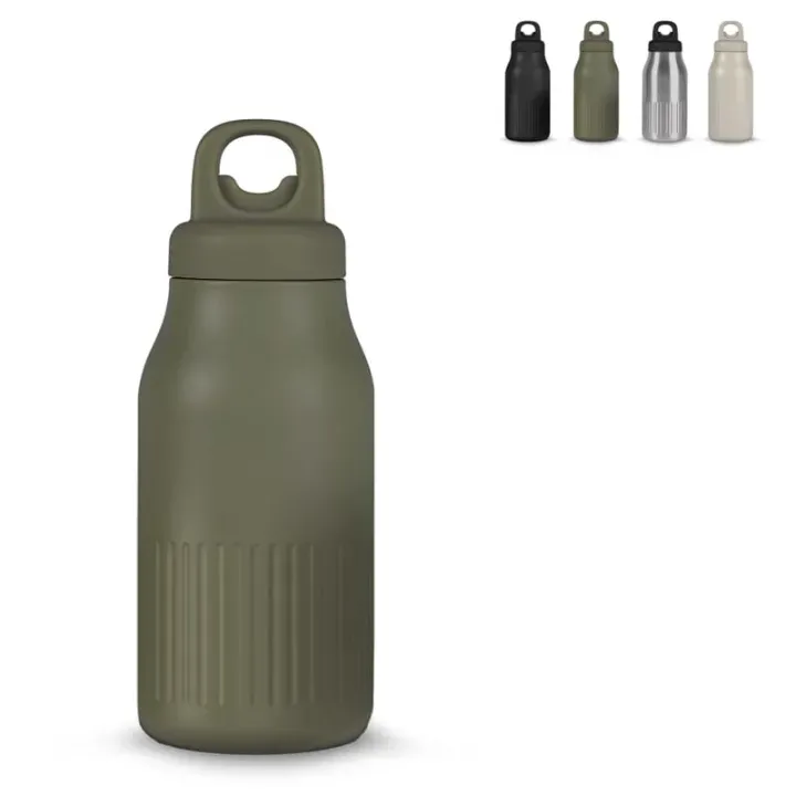Stalowa butelka Sagaform Truls z poręcznym zatrzaskiem (z recyklingu) 500 ml - LT52135 (gadzety reklamowe)